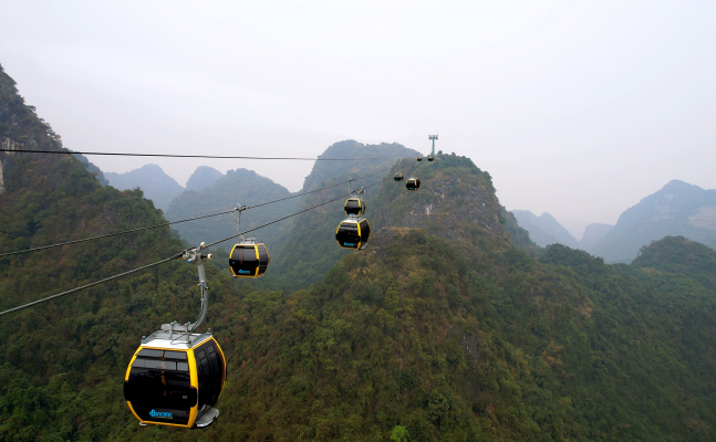 Vé Cáp Treo Hương Bình, Cáp Treo Hương Bình, Chùa Hương, Hà Nội